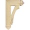 Ekena Millwork Imperial Arts & Crafts Rough Sawn Bracket, Douglas Fir, 4"W x 14"D x 22"H BKT04X14X22IMP03RDF - alternate 3